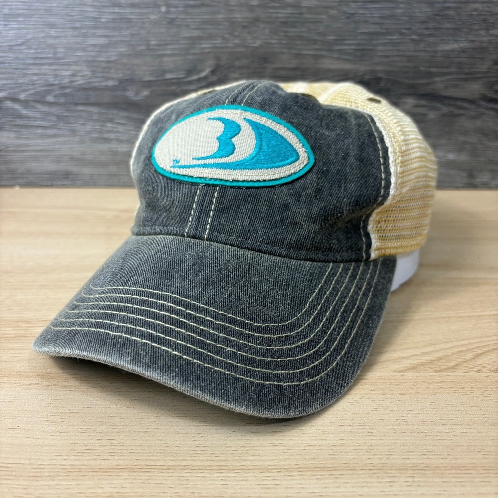 Blackfish Hat Cap Snapback Black Fishing Fisherman‎ Vintage Wash Outdoors